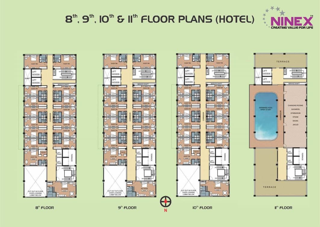 Commercial (8,9,10,11 Floor) Hotel
