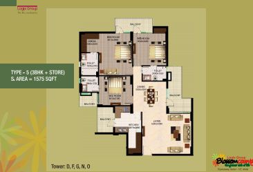 3Bhk + 2T + Store